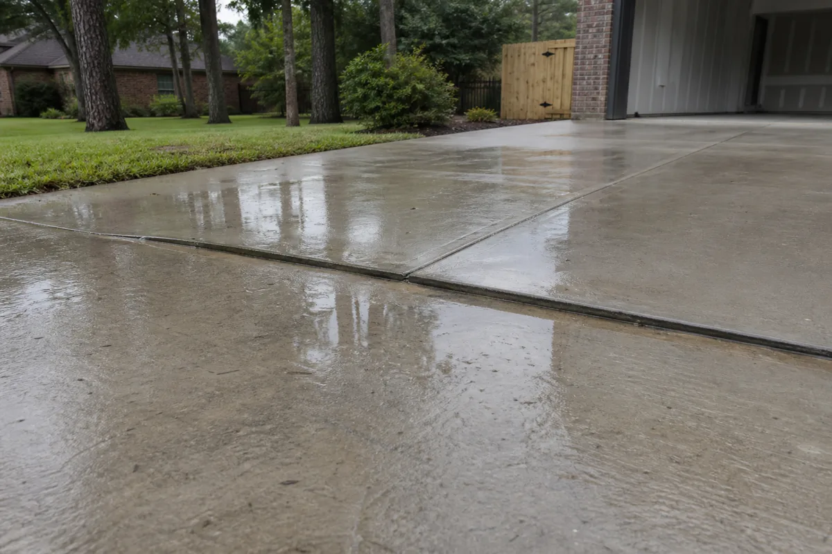 Why Atascocita Driveways Become Uneven at an Atascocita, Texas home